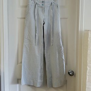 NWOT London Jean, Size 2, Seersucker Wide Leg Pant